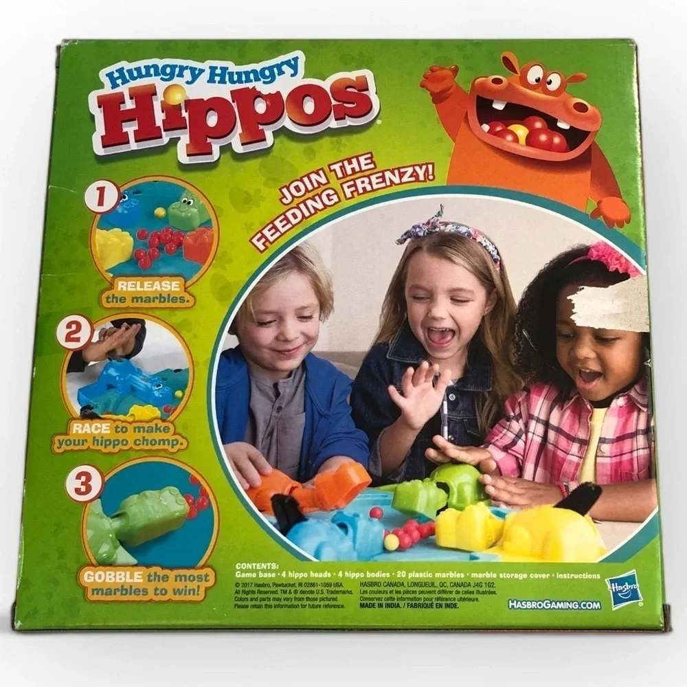 Hasbro Hungry Hungry Hippos Game
